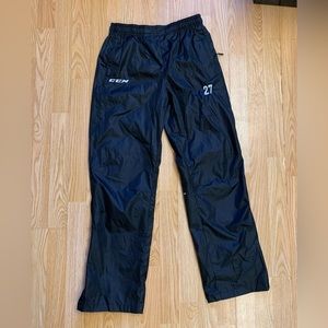 Black Numbered Sweatpants